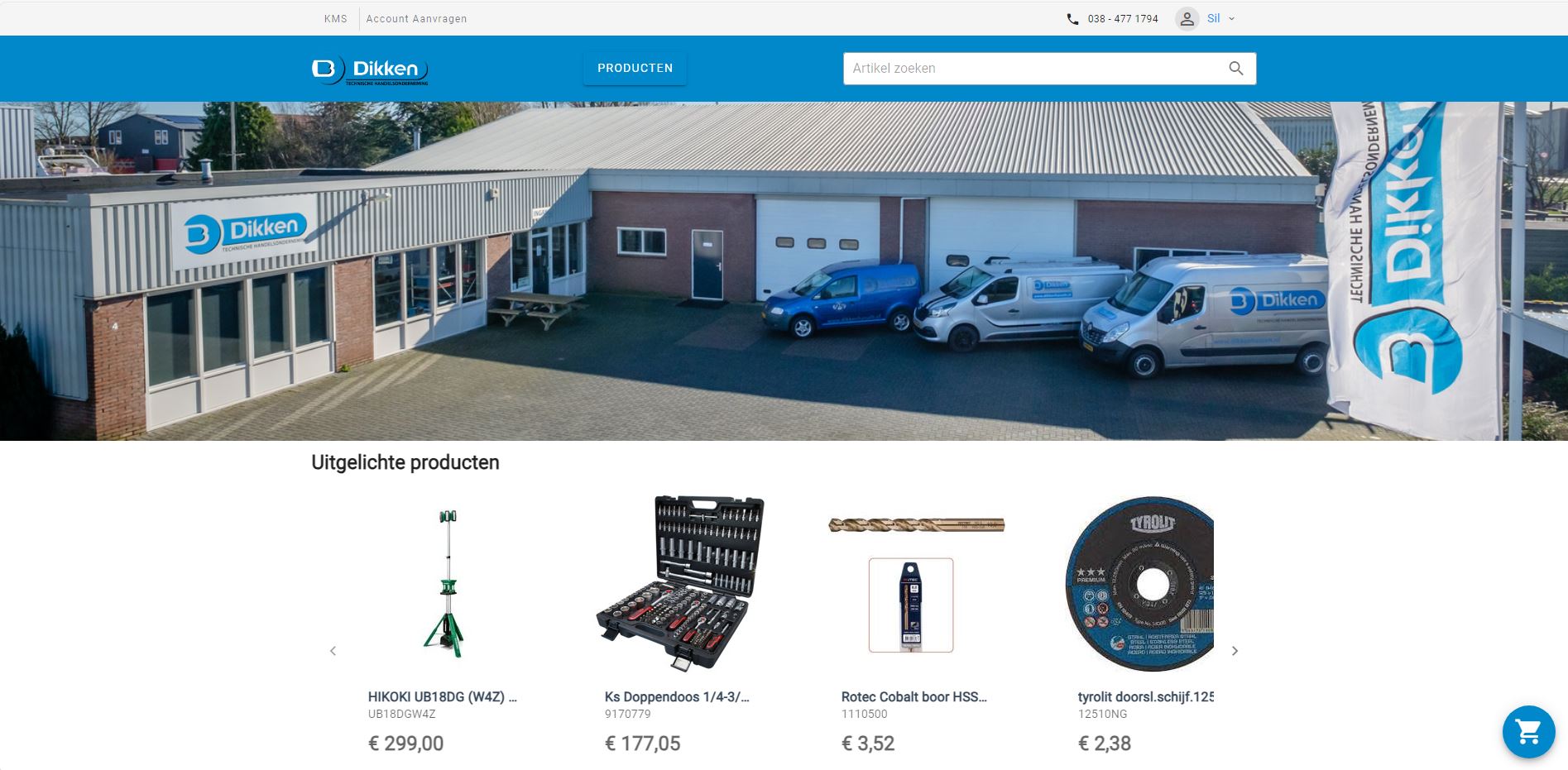 Webshop is live